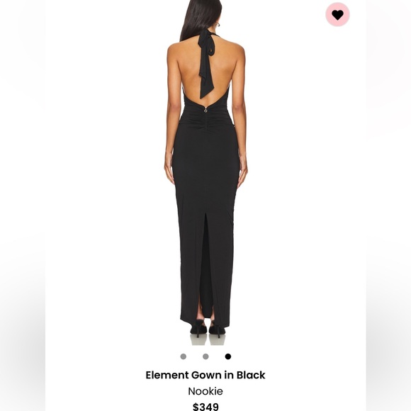 Gown in black - Picture 3 of 5